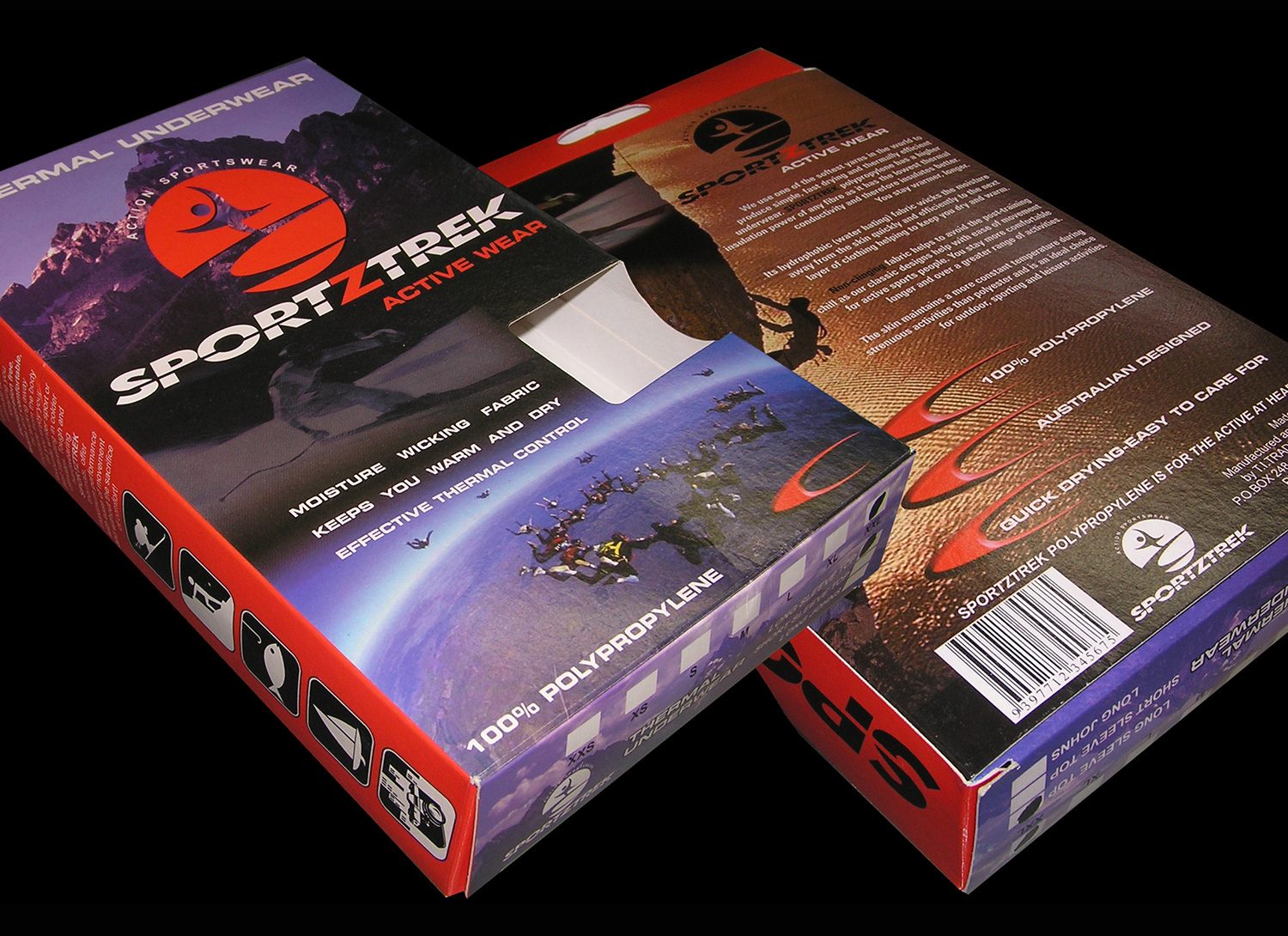 Thermal Underwear packaging
