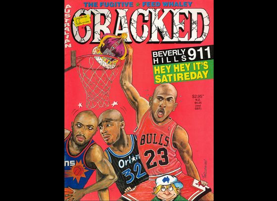 Cracked Magazine cover Michael Jordon