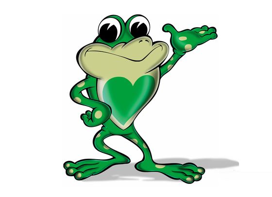 Croaky the environment frog