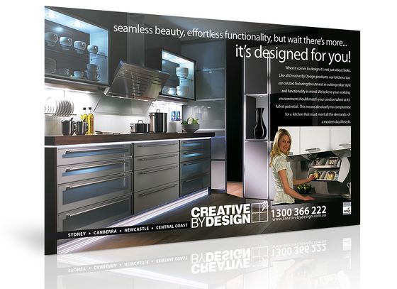 Creative By Design magazine ad