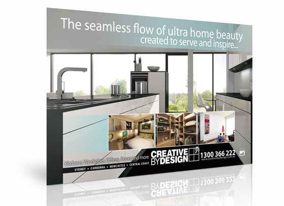 Creative By Design magazine ad