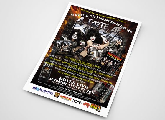 Taste Of KISS magazine ad