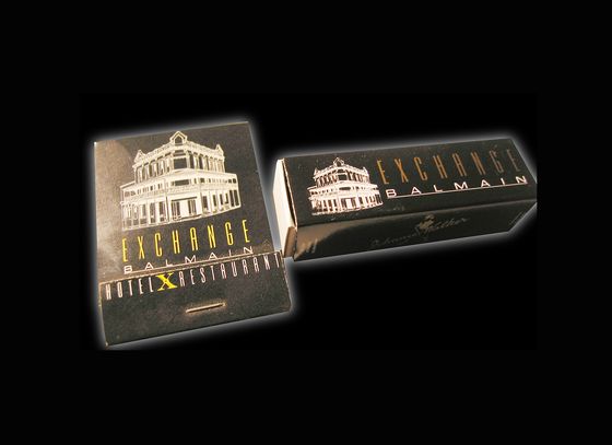 The Exchange Hotel Balmain matches set