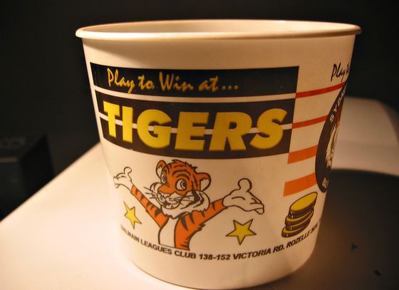 Tigers coin bucket